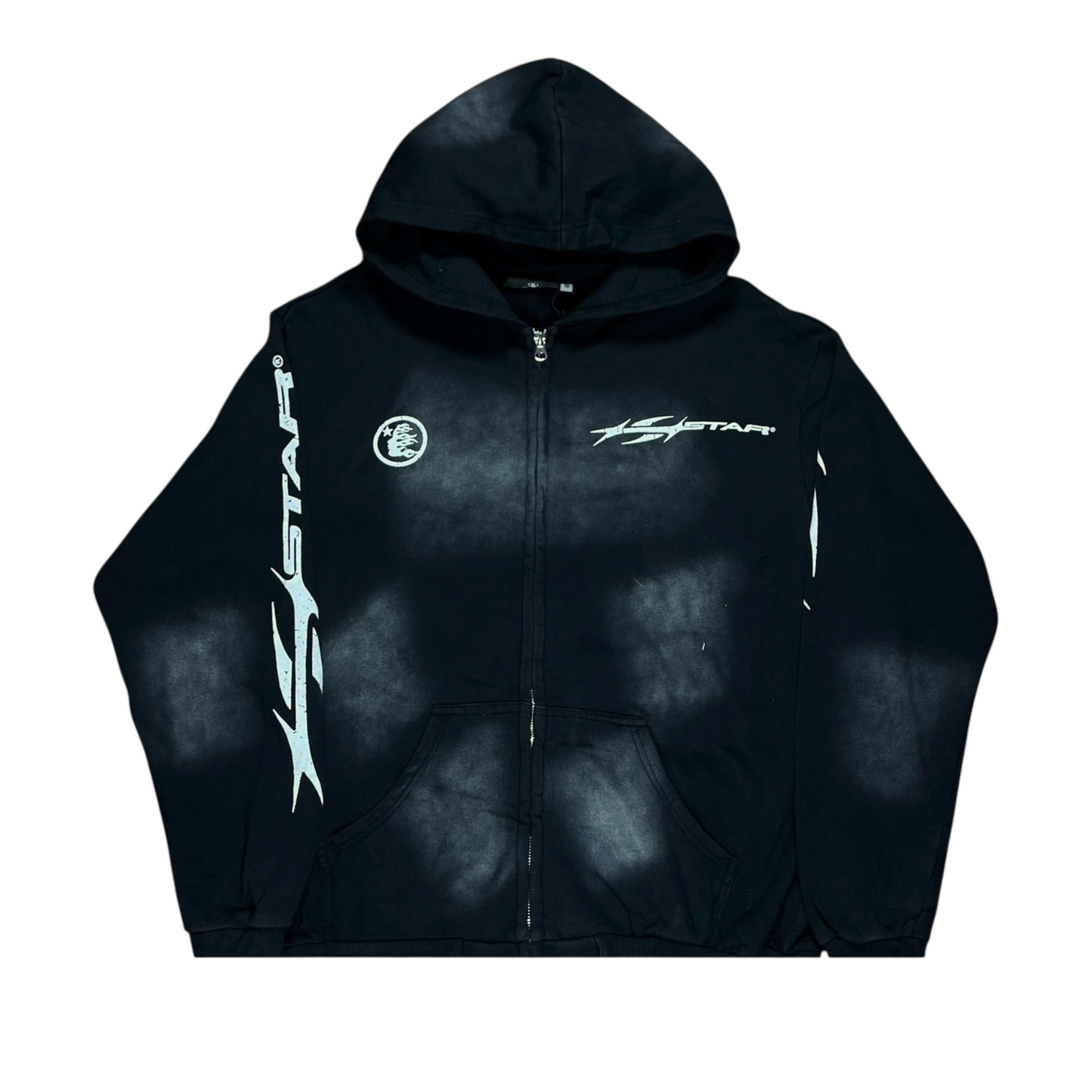 ZIP HOODIE HELLSTAR CLASSIC NEGRO