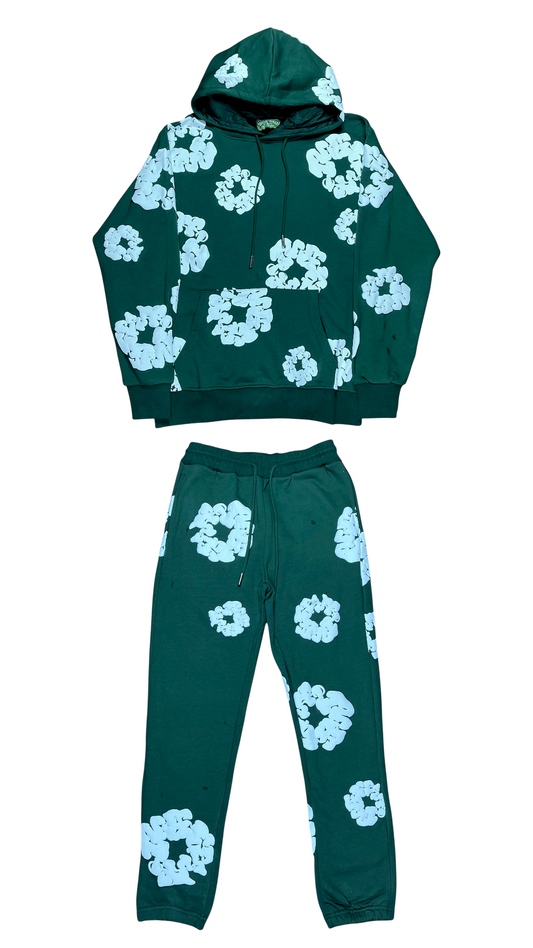 CONJUNTO DENIM TEARS VERDE