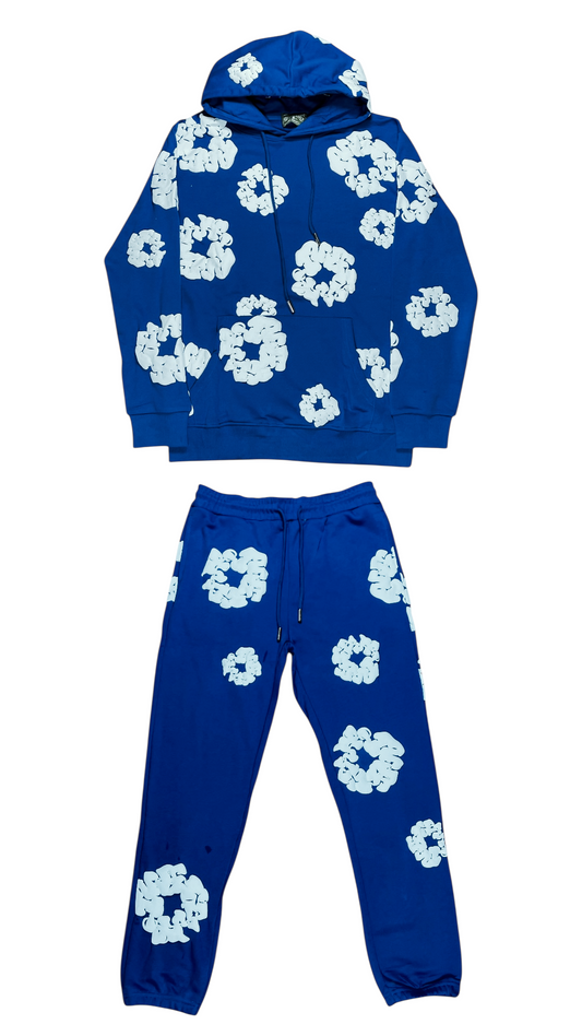CONJUNTO DENIM TEARS AZUL