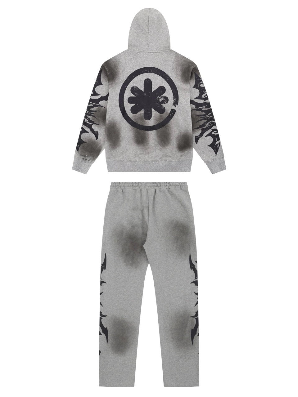 CONJUNTO LOSTSHDWS DESGASTADO GRIS