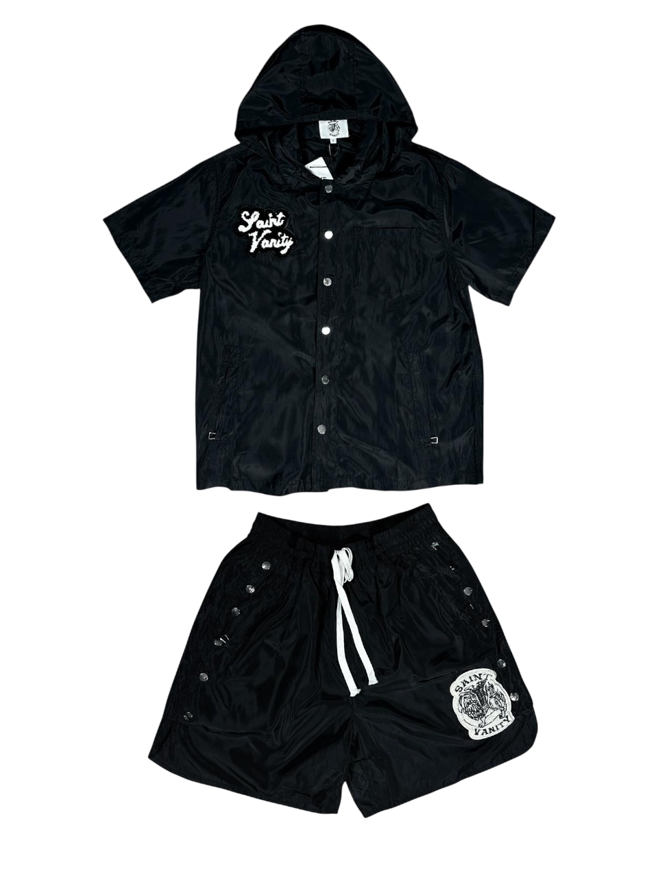 CONJUNTOS PANTALONETA SAINT VANITY NEGRO