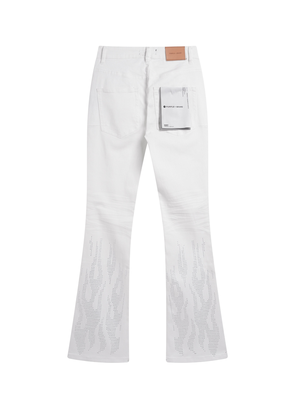 JEAN PURPLE FLARED LLAMAS BLANCO