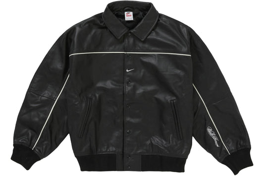 CHAQUETA NIKE X SUPREME CUERO TEX NEGRA