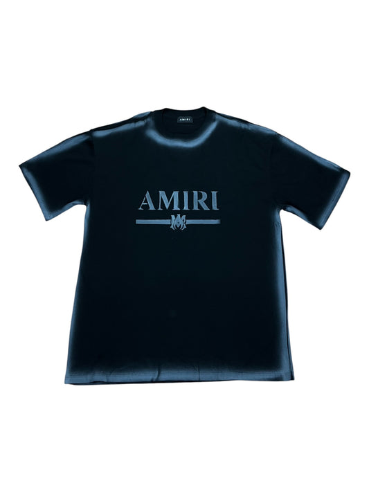 CAMISETA AMIRI NEGRA BORDE GRIS