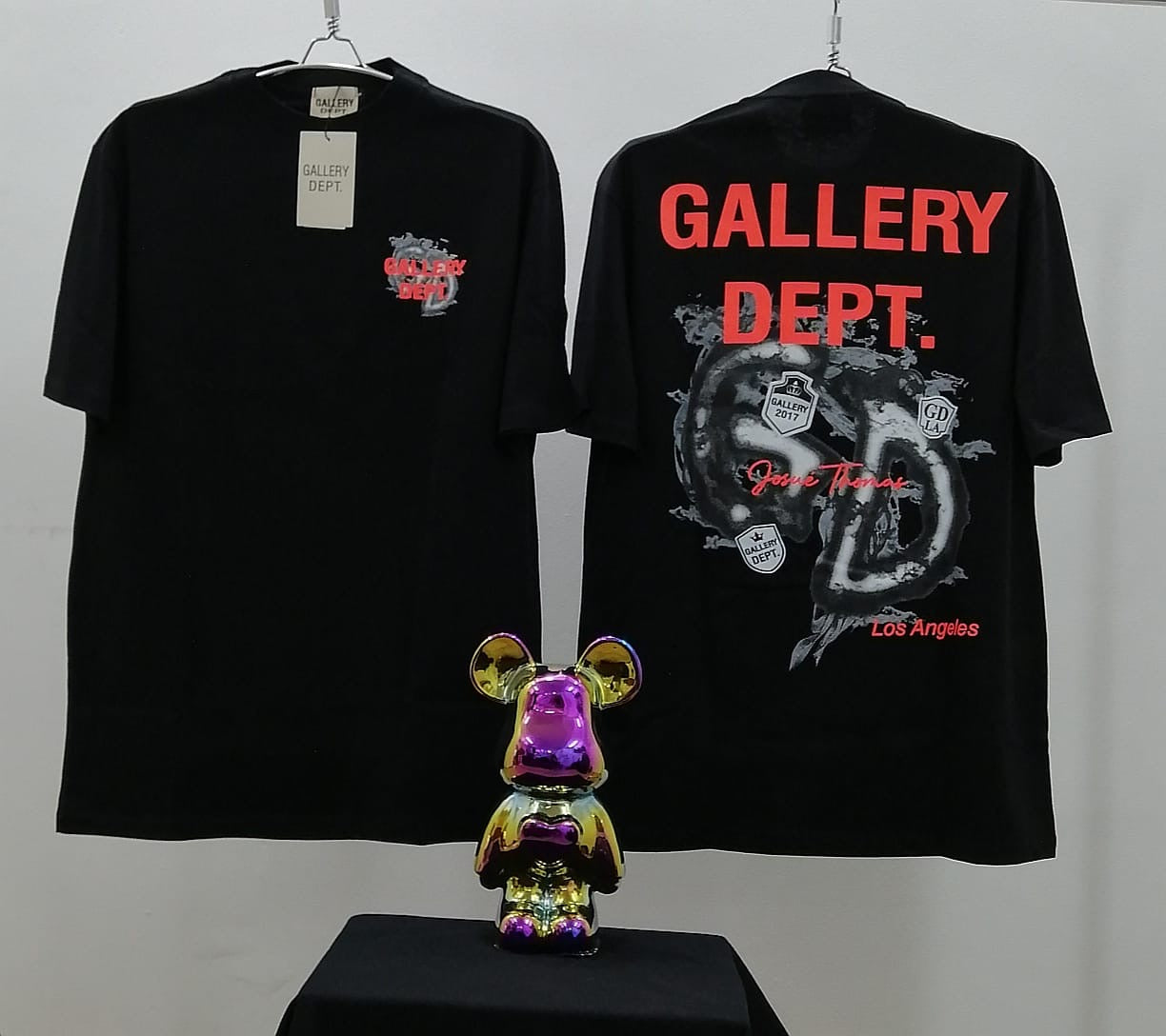 CAMISETA GALLERY DEPT NEGRA JOSUE THOMAS