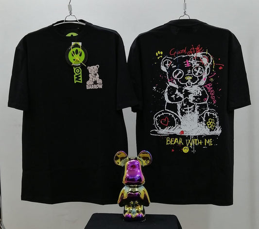 CAMISETA BARROW NEGRA BEAR WITH ME