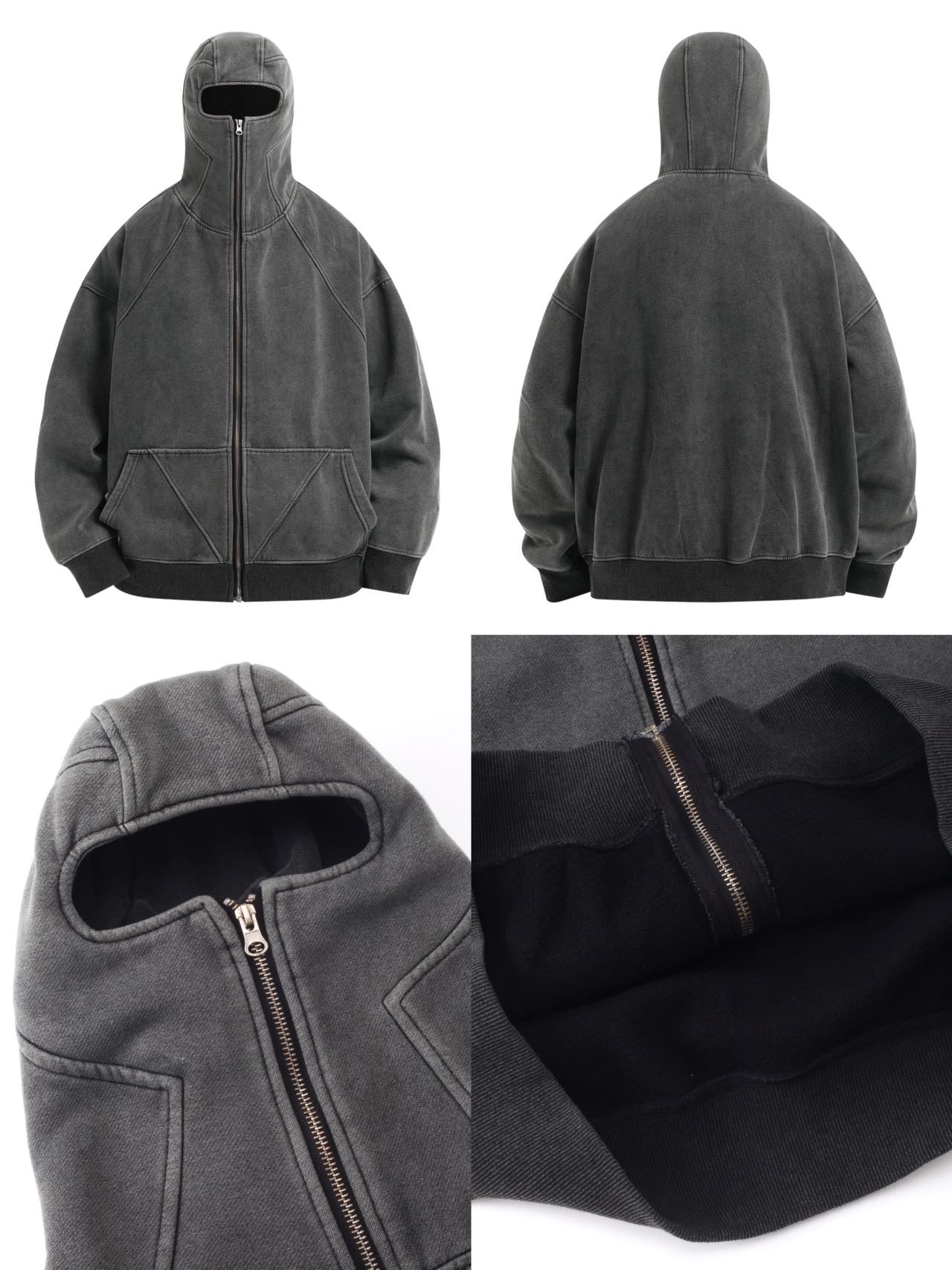 ZIP HOODIE EVOLUTION CAPOTA GRIS