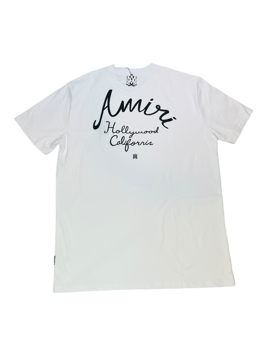 CAMISETA AMIRI HOLLYWOOD CALIFORNIA BLANCA