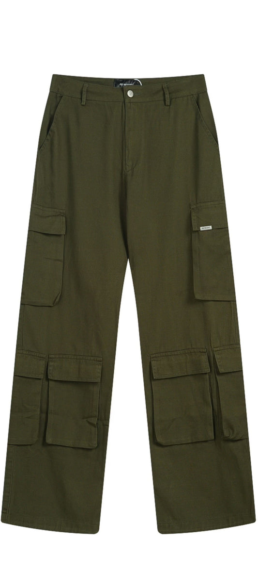 PANTALON CARGO REPRESENT VERDE