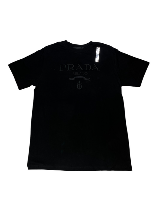 CAMISETA PRADA MILANO NEGRA