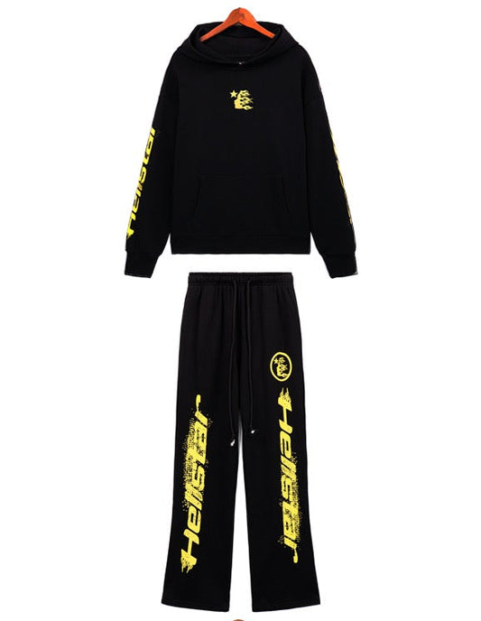 SET HELLSTAR NEGRO LOGO AMARILLO