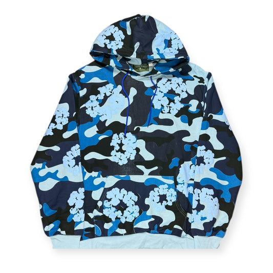 HOODIE DENIM TEARS BLUE CAMO